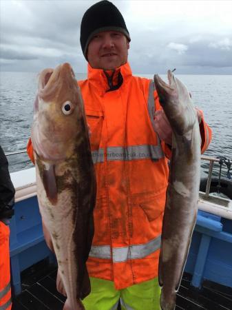 6 lb Cod by richard with 2 cod caught 29th may on HEIDI J
