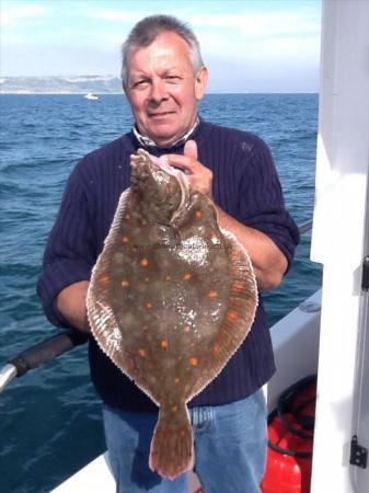 5 lb 3 oz Plaice by Andy