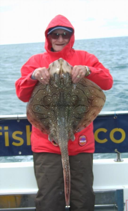 13 lb 8 oz Undulate Ray by Peter Gould