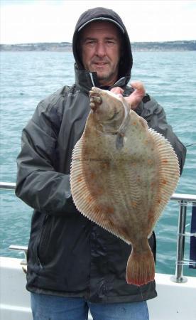 4 lb 12 oz Plaice by Ian Laird