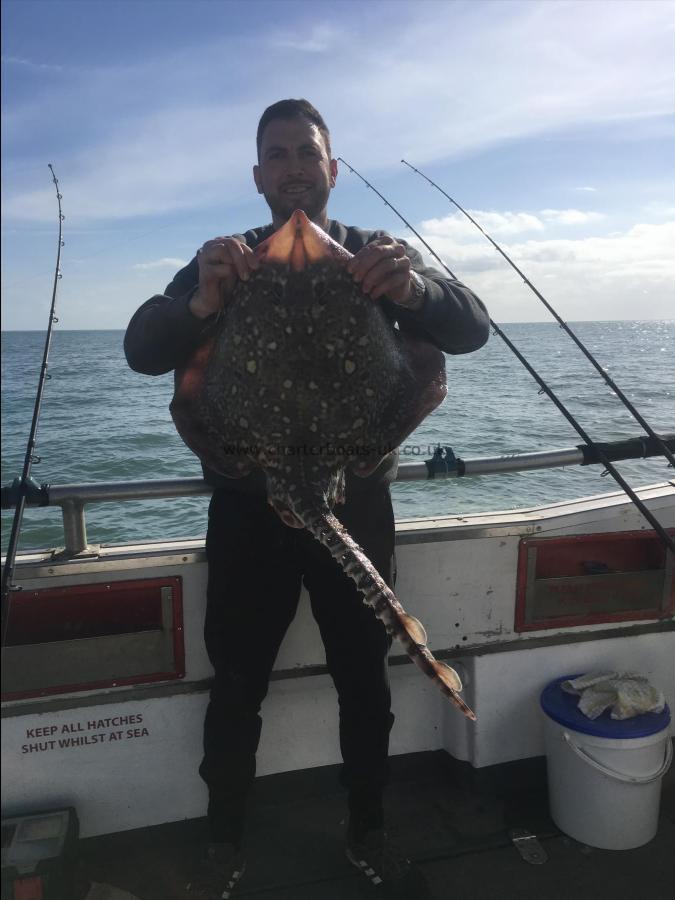 13 lb 8 oz Thornback Ray by Unknown