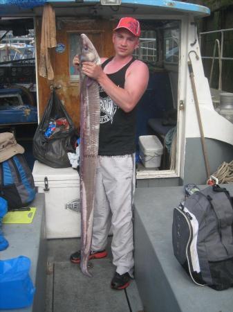 35 lb Conger Eel by Colin Baker