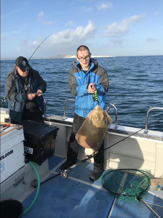 16 lb 6 oz Blonde Ray by Lewis with his 1st Ray