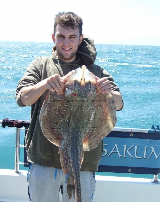11 lb 8 oz Undulate Ray by Toby Wilkes