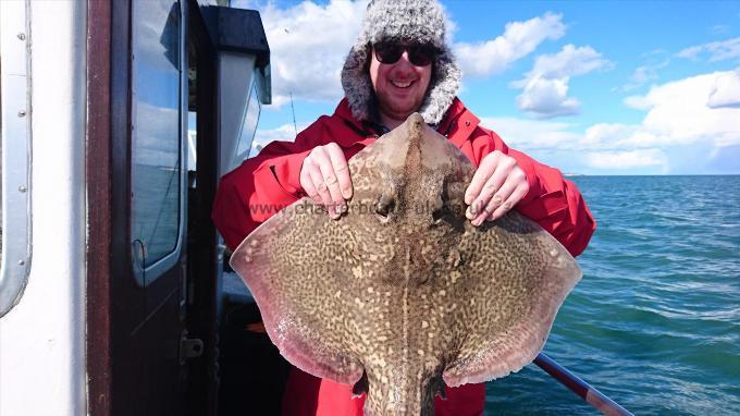 15 lb 2 oz Thornback Ray by Paul from Southampton