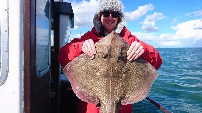 15 lb 2 oz Thornback Ray by Paul from Southampton