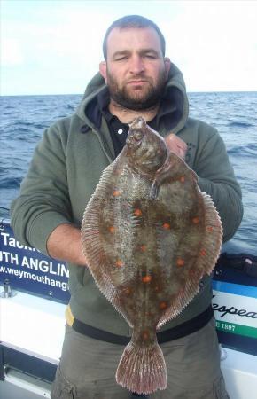 5 lb 12 oz Plaice by Terry Hickman