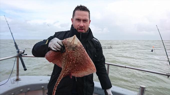 6 lb 2 oz Thornback Ray by Barney from Kent