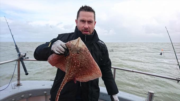 6 lb 2 oz Thornback Ray by Barney from Kent