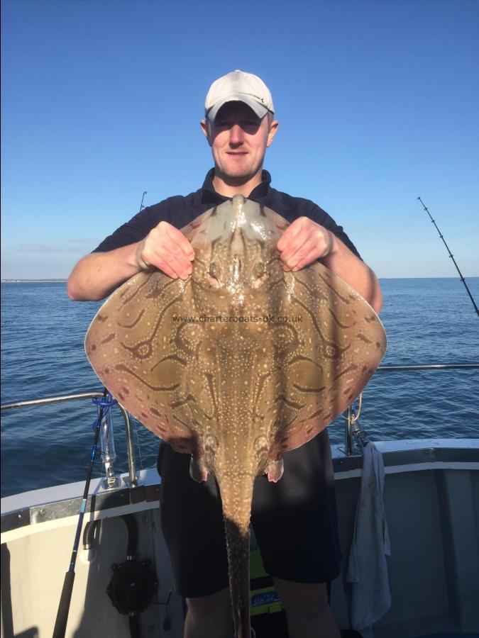 21 lb 12 oz Undulate Ray by Wayne Smith