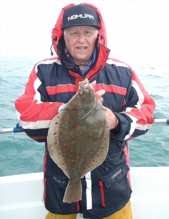 3 lb 12 oz Plaice by Tony Geal