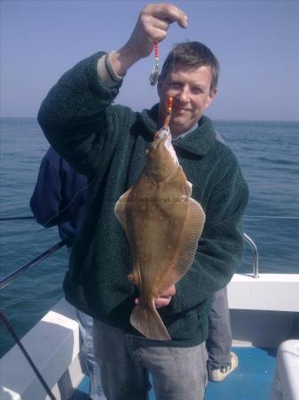 3 lb 6 oz Plaice by Clive Sanderson