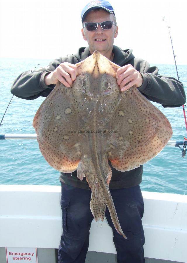 14 lb 12 oz Blonde Ray by Stephen Clark