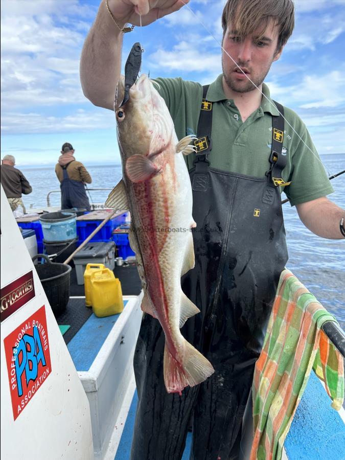 4 lb 4 oz Cod by Fergus.