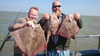 7 lb Thornback Ray by Clive from Kent