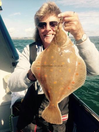2 lb 6 oz Plaice by Unknown