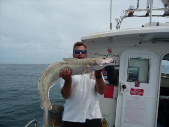 24 lb 7 oz Ling by Dave Colcough