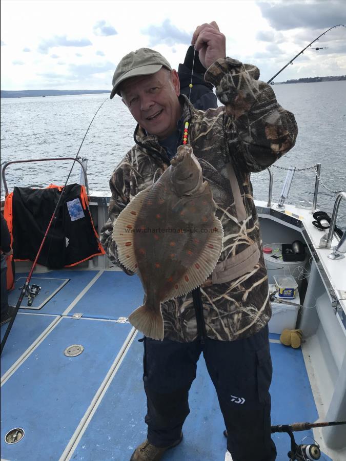 3 lb 5 oz Plaice by Pete E