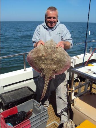 13 lb 5 oz Thornback Ray by Graham