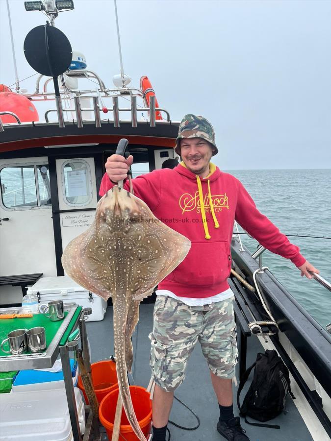 9 lb 2 oz Undulate Ray by Unknown