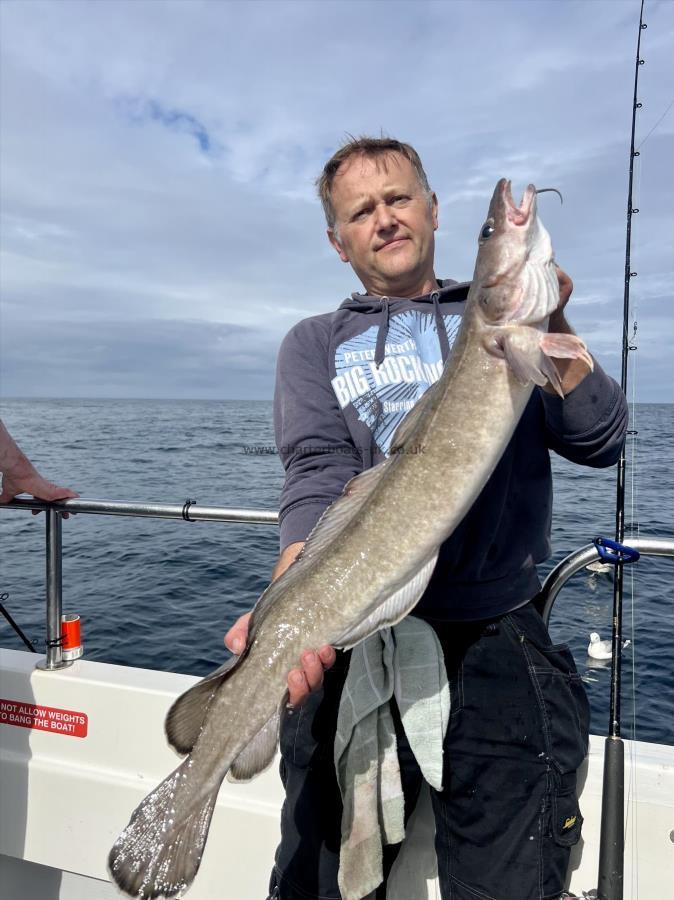 8 lb 4 oz Ling by Carl Madin