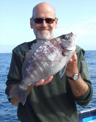 3 lb 7 oz Black Sea Bream by John Billett