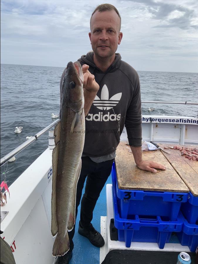 5 lb 4 oz Ling by Richard.
