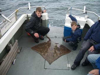 76 lb Common Skate by Brian Higginson