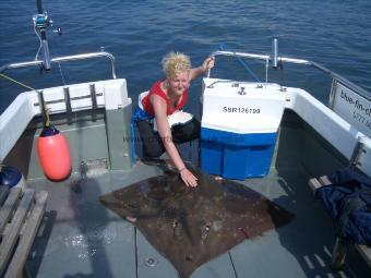 171 lb Common Skate by Samantha Carr