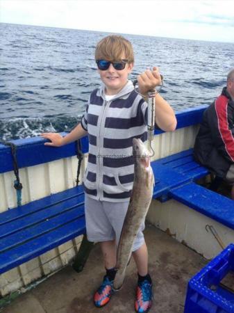 4 lb Ling by Alfie Howard. 4lb Ling.