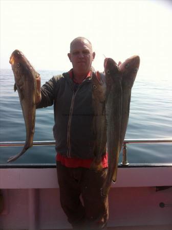 9 lb 1 oz Ling by Brian Sowerby