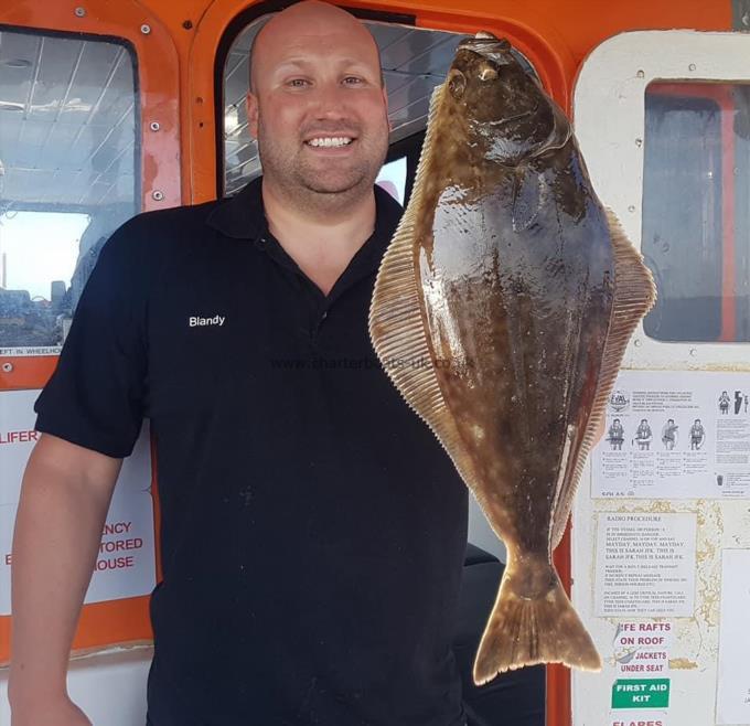 5 lb 6 oz Halibut by Unknown