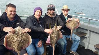 9 lb Thornback Ray by David's party