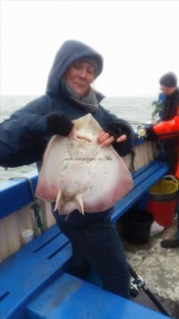 4 lb 8 oz Thornback Ray by Unknown