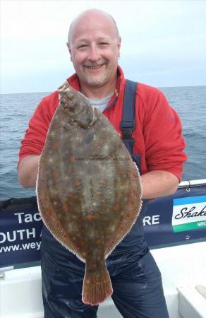 5 lb 12 oz Plaice by John Fitchett