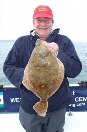 3 lb 9 oz Plaice by Simon Ramm