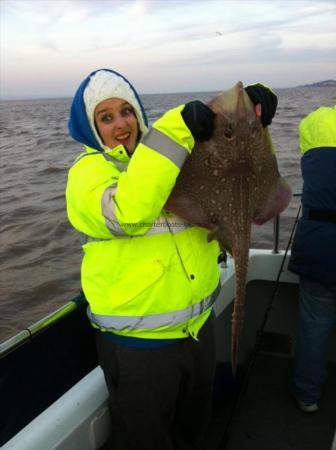 8 lb 3 oz Thornback Ray by Rachel