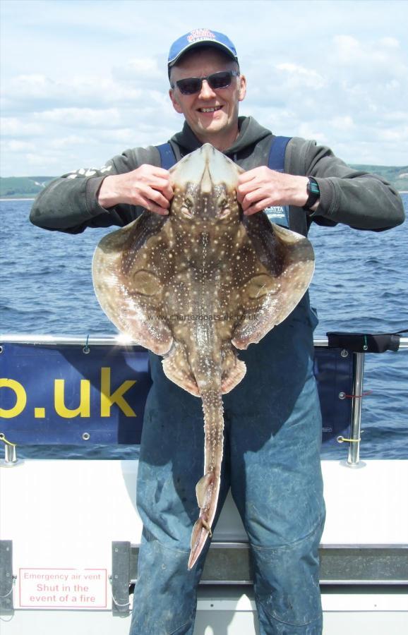 13 lb 12 oz Undulate Ray by Steven Clark