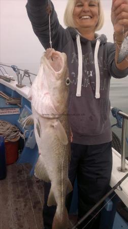 5 lb 4 oz Cod by cod caught by lesley