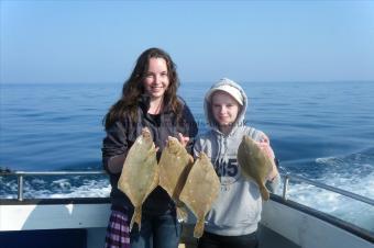 2 lb 3 oz Plaice by Danielle and Angelina