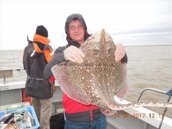 13 lb Thornback Ray by Paul with his best thornback