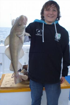 5 lb 6 oz Cod by George & his First Cod