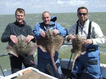 9 lb Thornback Ray by mark, ben and jason