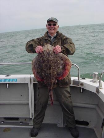 18 lb 2 oz Undulate Ray by Vick Cathcart