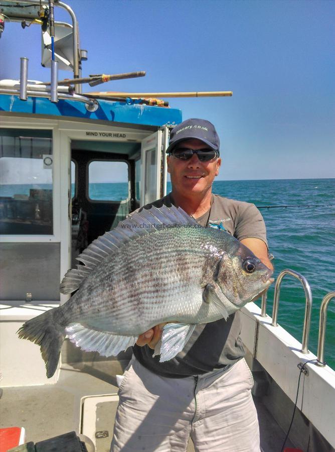 4 lb Black Sea Bream by Captain Matt