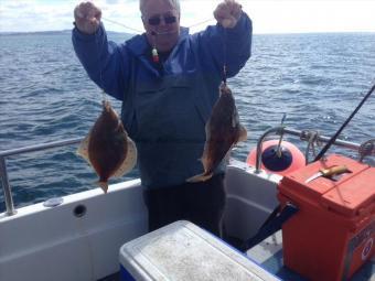 1 lb 8 oz Plaice by Roy Shipway