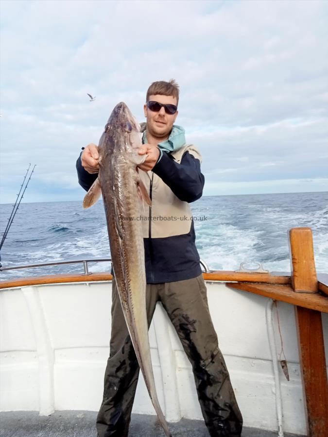 17 lb 1 oz Ling by Grant