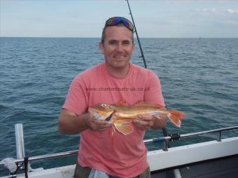 2 lb 6 oz Red Gurnard by Ross Chaplin