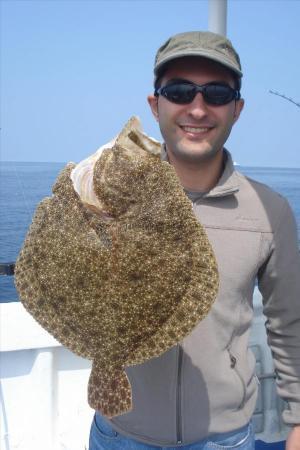 5 lb Turbot by Man with hat
