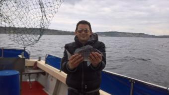 1 lb 8 oz Black Sea Bream by Stephen Wake